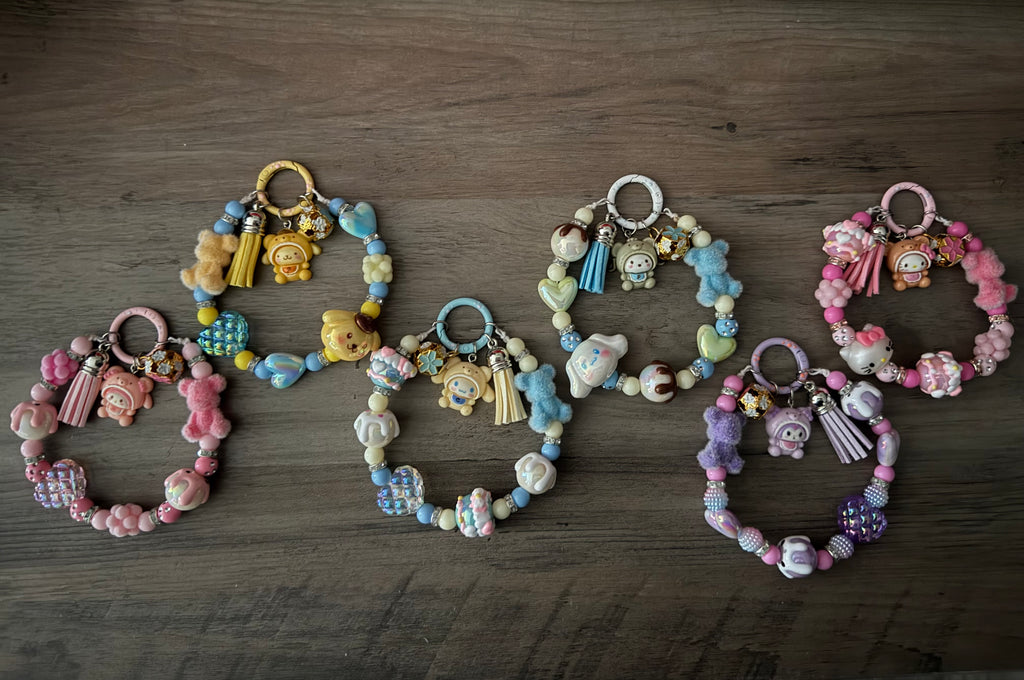 Sanrio Inspired Bag Charms/Keychains/Phone Charms